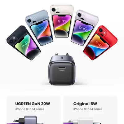 Củ sạc Nexode 20W USB-C PD GaN Fast Charger Ugreen 90664