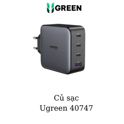 Củ sạc nhanh 100W GaN 4 cổng Ugreen 40747