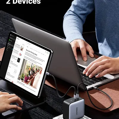 Củ sạc nhanh 100W GaN Nexode 2 cổng USB Type-C PD3.0 Ugreen 40795