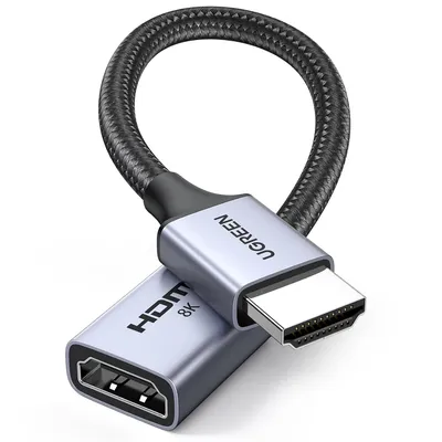 Cáp HDMI 2.1 nối dài 15cm chuẩn 8K Ugreen 15518