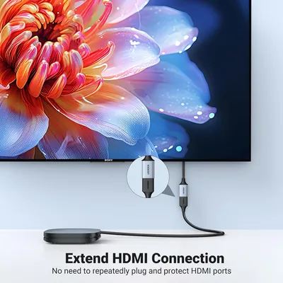 Cáp HDMI 2.1 nối dài 15cm chuẩn 8K Ugreen 15518