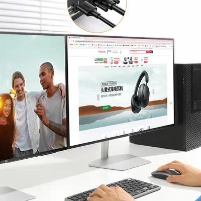 Cáp chuyển HDMI to VGA hỗ trợ nguồn Ugreen 90813