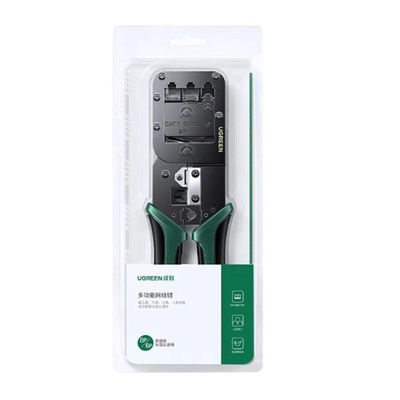 Kìm bấm dây mạng 2 trong 1 chuẩn RJ45/RJ11(8P/6P) màu đen Ugreen 15115 NW200