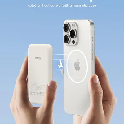 Pin sạc dự phòng 5000mAh Magnetic Wireless Power Bank Ugreen 25207  PB560
