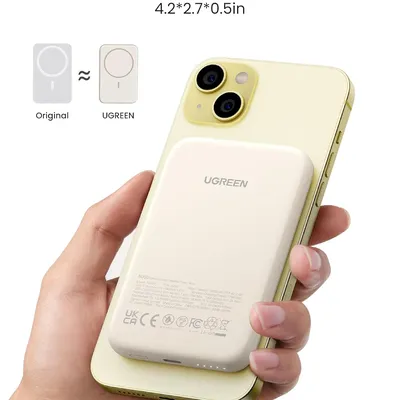 Pin sạc dự phòng 5000mAh Magnetic Wireless Power Bank Ugreen 25207  PB560