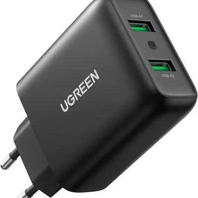 Củ sạc nhanh 36W 2 cổng USB  3.0 18W Ugreen 10216 CD161