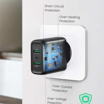 Củ sạc nhanh 36W 2 cổng USB  3.0 18W Ugreen 10216 CD161