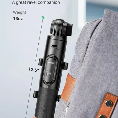 Gậy tự chụp ảnh và kẹp điện thoại có Bluetooth Ugreen 15062 LP586