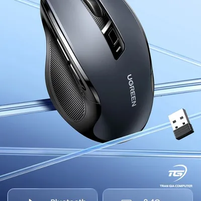 Chuột không dây bluetooth + wireless 2.4ghz Ugreen 15508 MU006
