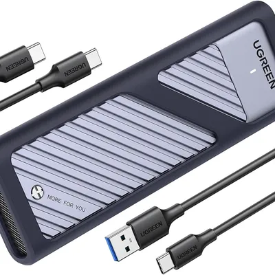 Box ổ cứng SSD M.2 M-KEY/M+B Key NVME - PCIE 3.0 USB C 3.1 GEN2 Ugreen 15511