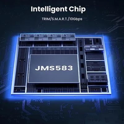 Box ổ cứng SSD M.2 M-KEY/M+B Key NVME - PCIE 3.0 USB C 3.1 GEN2 Ugreen 15511