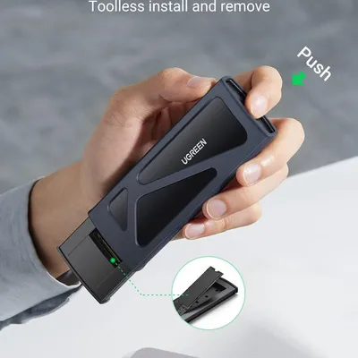 Thiết bị đựng ổ cứng cỡ M.2 NVMe cổng usb Ugreen 15512 CM578