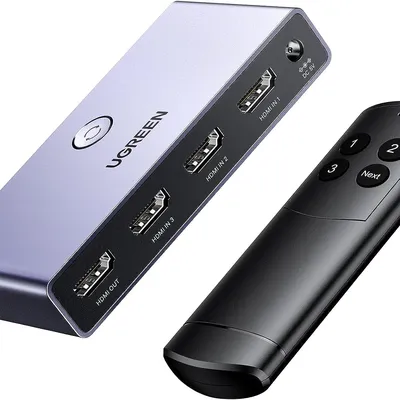 Bộ gộp HDMI chuẩn 2.1 3 vào 1 ra hỗ trợ 8K 60Hz Ugreen 15604