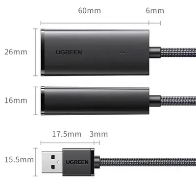 Cáp chuyển USB 3.0 to Lan 1000Mbps Ugreen 15636 CM650