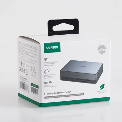 Bộ chia mạng Gigabit 5 cổng dùng chia mạng nội bộ Ugreen 15641EU