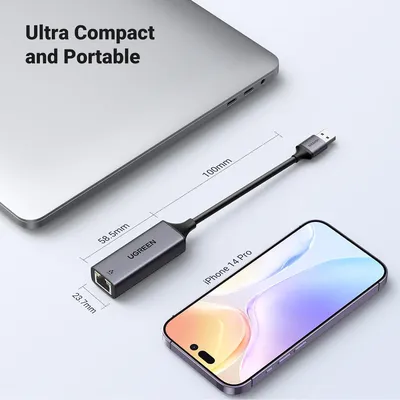 Cáp chuyển USB 3.0 to Lan 1000 Mbps Ugreen 15736 CM209