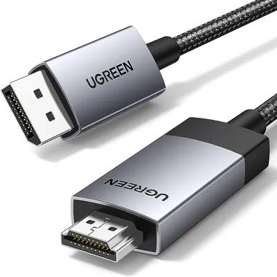 Cáp Displayport to HDMI 2.0 dài 1m hỗ trợ 3D 4K@60Hz Ugreen 15773
