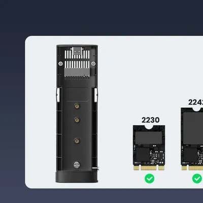 Thiết bị đựng ổ cứng cỡ M.2 chuẩn M2 SATA/NVMe Ugreen 15813 CM767