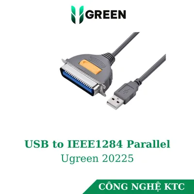 Cáp máy in USB 2.0 to LPT IEEE1284 Ugreen 20225