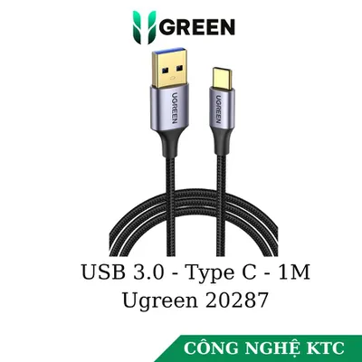 Cáp sạc USB 3.0 to Type C dài 1m Ugreen 20287 US187