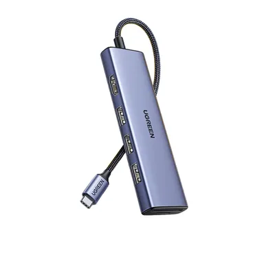Bộ chuyển đổi USB-C sang 3*USB 3.0+HDMI+SD/TF hỗ trợ 4K Ugreen (20956) CM511