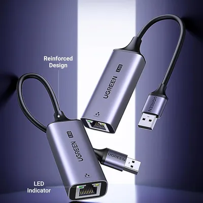 Bộ chuyển đổi USB 3.0 sang cổng mạng 2.5Gbps Network Adapter Ugreen 25051 CM648