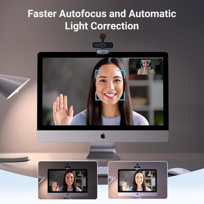 Webcam FullHD dùng cho máy vi tính cắm cổng USB Ugreen 25442 CM717