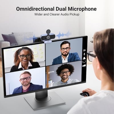 Webcam FullHD dùng cho máy vi tính cắm cổng USB Ugreen 25442 CM717