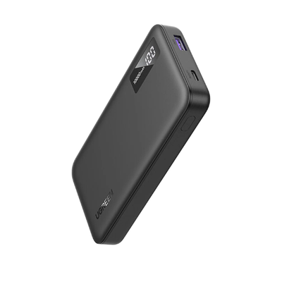 Pin sạc dùng cho điện thoại 10000mAh Li-ion màu ghi 2 cổng đầu ra Ugreen 25742 PB311