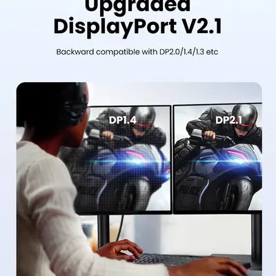 Cáp Displayport 2.1 hỗ trợ 16K  dài 3M Ugreen 25862 DP118