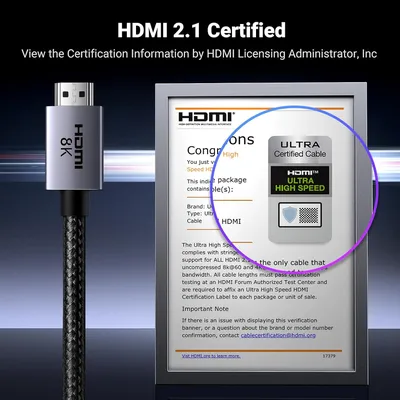 Cáp HDMI 2.1 dài 1m chuẩn 8K@60MHz Ugreen 25908