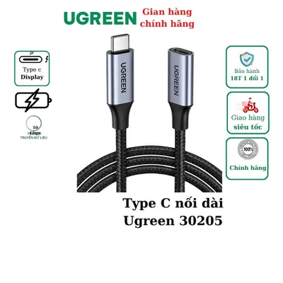 Cáp nối dài Type C dài 1M Ugreen 30205