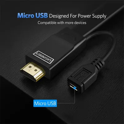 Cáp chuyển HDMI to VGA dài 1.5m Ugreen 30449