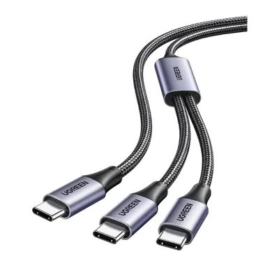 Cáp sạc USB Type C ra 2 cổng Type C  dài 1.5m 100W Ugreen 35087 US561