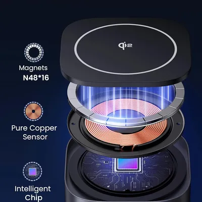 Sạc cho điện thoại tai nghe đồng hồ  Qi 15W  USB-C PD Ugreen 35316 W702