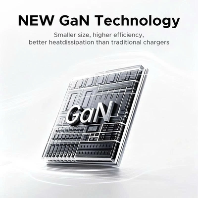 Sạc USB-C 5 cổng  4 USB-C và 1 USB-A công nghệ GaN vỏ nhựa màu xám có màn LCD hiển thị công suất Ugreen 35379 X774