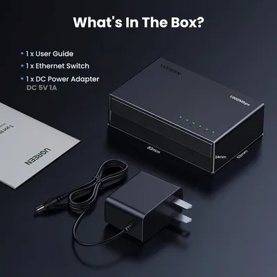 Bộ chia mạng gigabit 5 cổng Ugreen 35492EU CM833