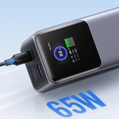 Pin sạc dự phòng dùng cho điện thoại 20000mAh Li-ion Ugreen 35524B PB721
