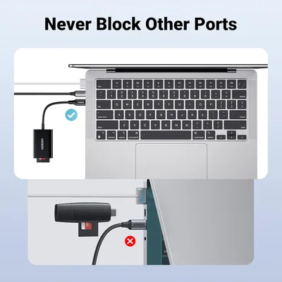 Đầu đọc thẻ TF + SD chân cắm USB-C 3.1 gen1 màu đen Ugreen 35622