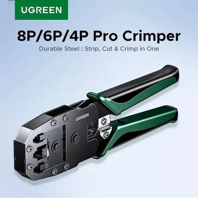 Kìm bấm dây mạng chuẩn RJ45/RJ11 màu xanh đen Ugreen 35971 NW304