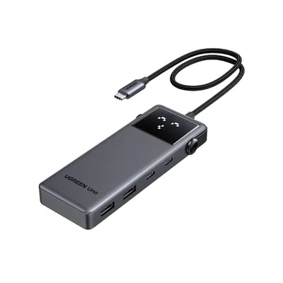 Bộ chuyển đổi USB-C sang USB-C PD+2*USB 3.2+2*USB-C 3.2+HDMI Groovy Robot Uno Ugreen 35998 CD361