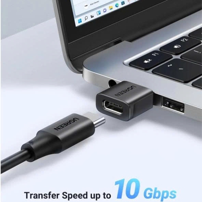 Đầu nối USB Type-C sang USB 3.0 màu đen Ugreen 45275 US701