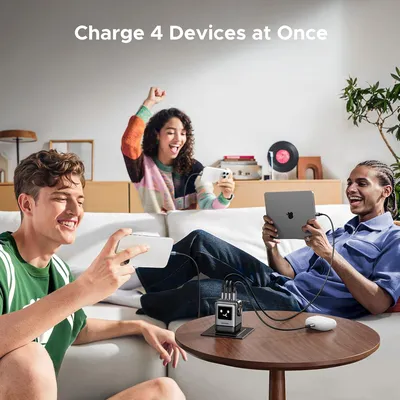 Củ sạc Ugreen Robot Uno 3C1A 100W 4 cổng PD GAN Ugreen 45514B