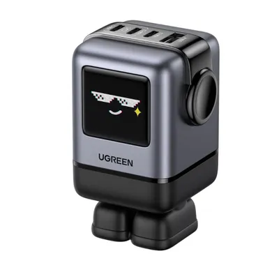 Củ sạc Ugreen Robot Uno 3C1A 100W 4 cổng PD GAN Ugreen 45514B