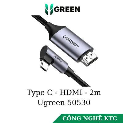 Cáp chuyển Type C to HDMI dài 2m hỗ trợ 4K 2K Ugreen 50530