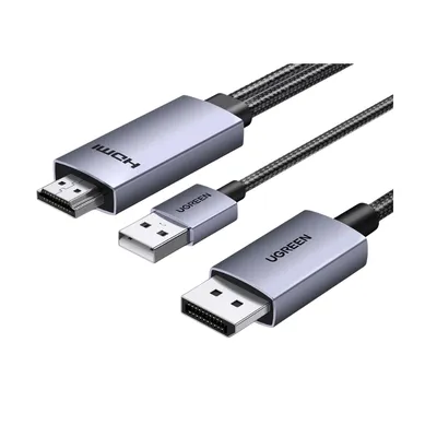 Cáp chuyển HDMI sang Displayport hỗ trợ 4K dài 2m Ugreen 55329 HD169