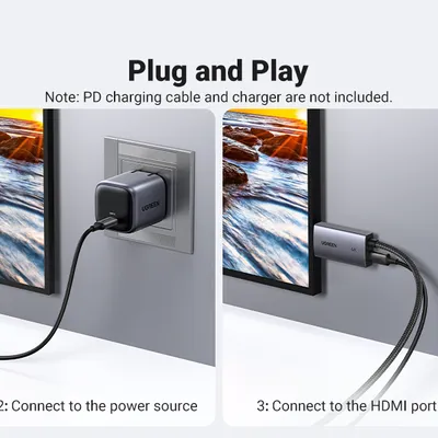 Cáp chuyển Type C sang HDMI hỗ trợ 4K dài 2m Ugreen 55330 CM675