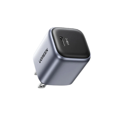 Sạc USB-C 1 cổng PD 20W công nghệ GaN màu đen Ugreen 55527 X512