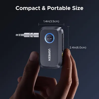 Thiết bị nhận Bluetooth 6.0 công suất Bluetooth hỗ trợ Hi-Res LDAC đầu ra 3.5mm Ugreen 55546