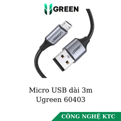 Cáp USB 2.0 sang Micro USB 3M Ugreen 60403